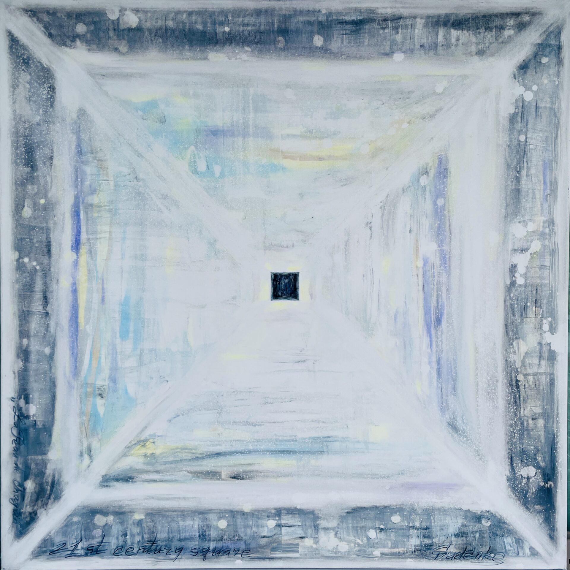 21st century square / 2024 / 100x100 / Canva, Acrylic