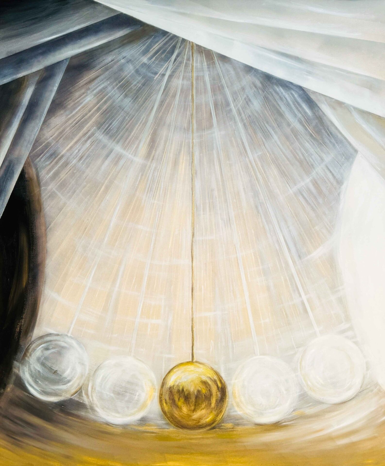 Golden mean / 2024 / 120x100 / Canva, Oil, Acrylic, Oil pastel - Image 2