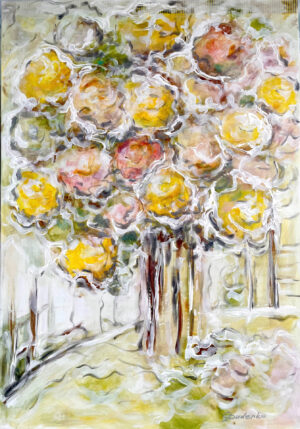 Bouquet / 2023 / 100x70 / Canva, Acrylic