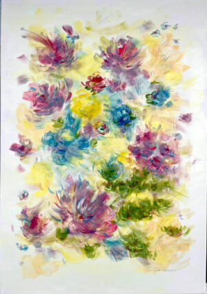 Flowers / 2023 / 100x70 / Canva, Acrylic