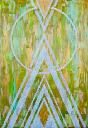 Hope / 2023 / 100x70 / Canva, Acrylic, Oil pastel