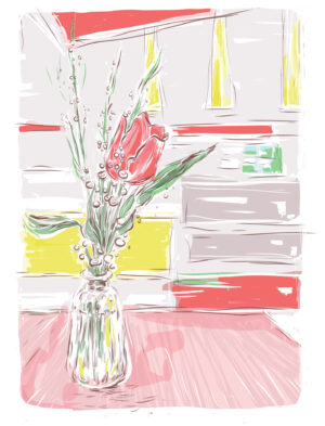 The red tulip