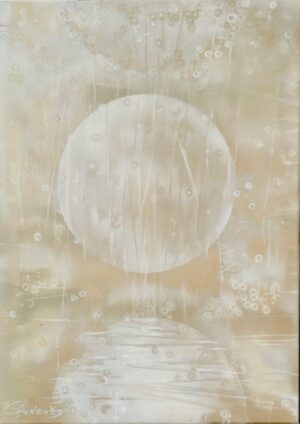 Three moons / 2024 / 70x50 / Canva, Acrylic, Oil